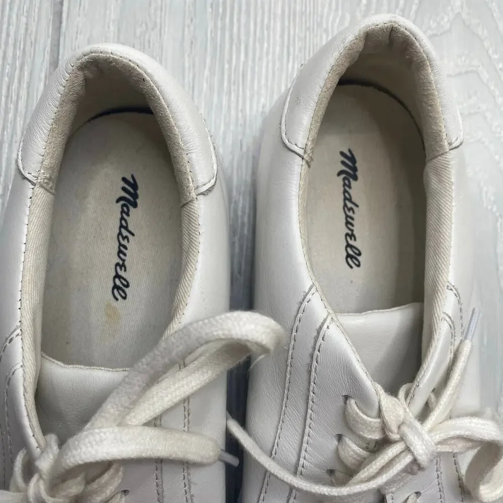Madewell white leather